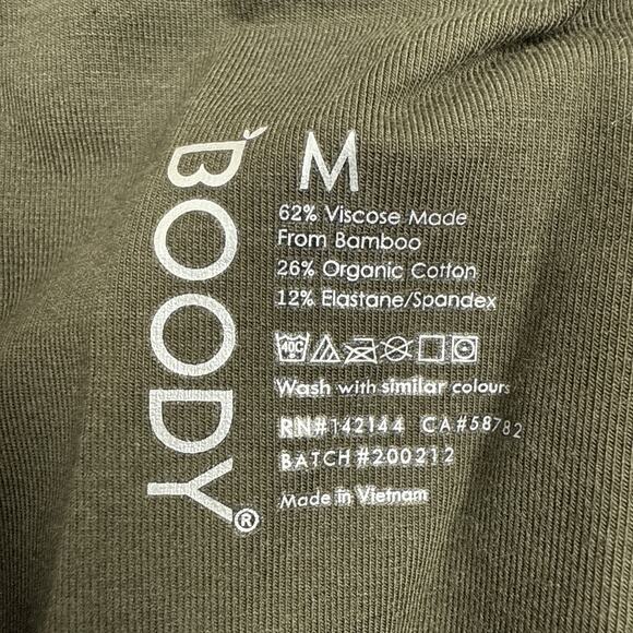 Boody Green High Waisted Full Length Leggings Womens Size Medium NWOT - Picture 10 of 11